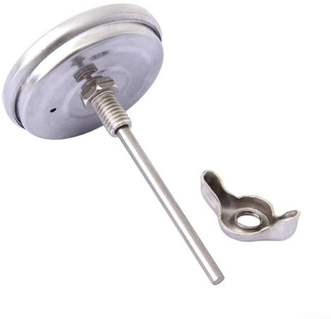 Thermomètre mètre pour barbecue en acier inoxydable Large plage de température