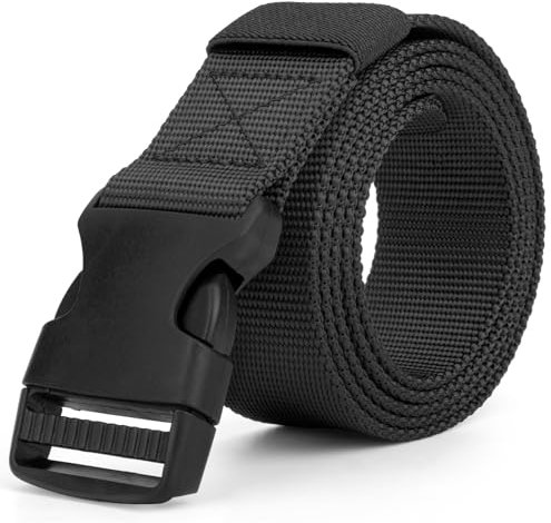 Justay Comf Gürtel Herren Nylon Canvas Belt für Herren,Gürtel Stufenlos Verstellbarer Stoffgürtel Geschenke