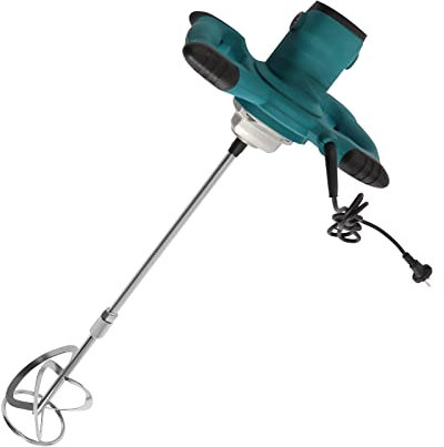 Malaxeur Mortier Colle 2100W Melangeur Beton électrique Réglable à 6 Vitesses Avec Poignée Malaxeur Enduit Mélangeur,Pour Le Mélange De Ciment, Béton, Coulis