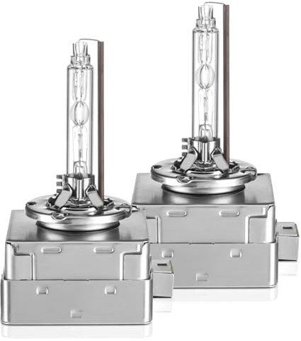 NUROTA D3S Xenon Scheinwerfer lampe mit StVZO Zulassung - Anti-UV Frontscheinwerfer - 35W 6000K Reines Weiß Xenon Birne - 2er Pack