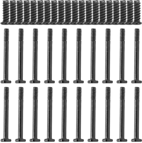 JYNXOR 40 Piezas Tornillos de Caja PC Cabeza Plana Tornillos de Ventilador PC Tornillos de Ventilador de Caja de Computadora de Acero al Carbono Tornillos de Ventilador para Placa Base Ventilador Caja