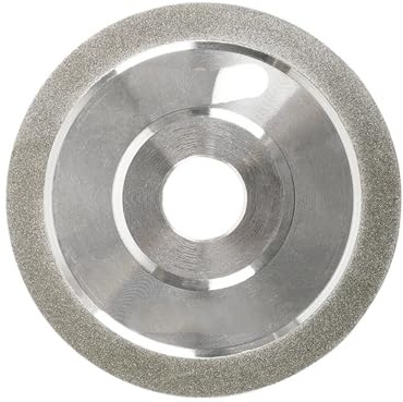 Disque abrasif électrolytique diamanté de 100 mm, plat for fraise, carbure tungstène, acier, alliage, verre, grain 150