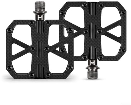 Honseadek Pedales de bicicleta de fibra de carbono T700 de próxima generación para carreras de carretera y montaña fuera de carretera (UD Light)