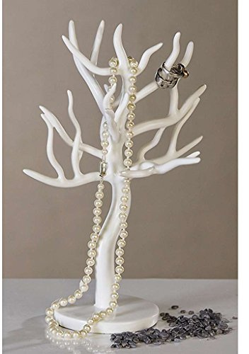 Modernt smyckesträd, smyckesställ, kedjeställ eller skulptur 23 x 18 x 31 cm