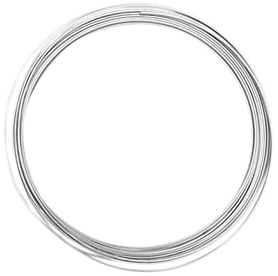 Vaessen Creative - Filo di alluminio a sezione piatta, 3,5 x 1 mm, 5 m, colore: argento