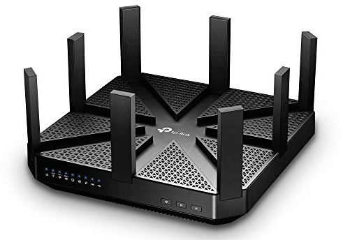 TP-Link Routeur 5400 Mbps Wi-FI Gigabit Tri-Bande: 1000 Mbps en 2.4 GHz, 2X 2167 Mbps en 5 GHz, 5 Ports Ethernet Gigabit, 1 Port USB 3.0 + 1 Port USB 2.0 (Archer C5400)