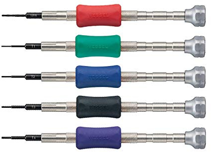 Vesel - Juego de 5 destornilladores Torx Plus y Torx de precisión
