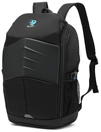 Deep Gaming DG-BAG15-2N -Mochila impermeable para portátil gamer 15.6 con bolsillos de malla laterales, compartimento principal con cremallera y bolsillos para accesorios
