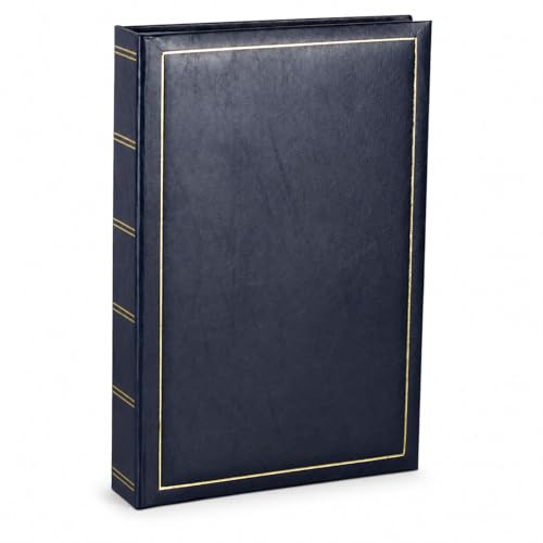 Classic Fotoalbum Fotobox Einsteck Foto Memo Album Buchalbum: Farbe: Blau | Format: 300 Fotoalbum