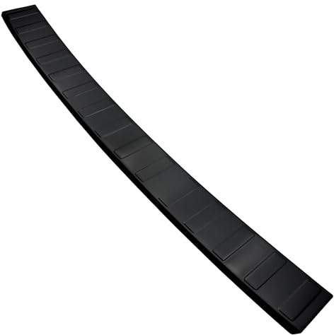 Aroba AR1252Z-BL Edelstahl Schwarz Black Chrome Ladekantenschutz kompatibel mit Opel Zafira Life ab BJ. 10.2019> passgenau Abkantung Farbe Schwarz-Anthrazit