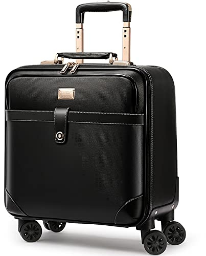 GOTYKE Laptoptasche mit Rollen, Priorität, Boarding, genehmigt, rollend, gepolsterte Laptoptasche, 4 Räder, Übernachtungstrolley, Business-Handkabine, Gepäckkoffer (Farbe: C, Größe: 39 x 20 x 46 cm)