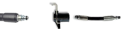M&M Smartek Adaptador de manguera de alta presión para conector de manguera/convertidor para limpiadores de alta presión compatible con/como de Parkside en/compatible con Bosch (opción B a Bosch)