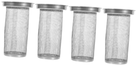 ABOOFAN 4 Stück Teesieb Wasserkocher Tee-ei Wasserkessel Teekessel Teezubehör Teesiebe Für Losen Tee Teekannen-ei-einsatz Teefilter Rostfreier Stahl Wasserbecher Haushaltsprodukte