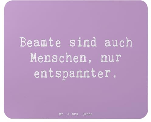 Mr. & Mrs. Panda Mauspad Spruch Beamtin Entspannt - Geschenk, Berufsalltag, personalisierte Geschenke, Organisation, Geburtstag, Beruf, mausteppich, Mousepad, pc, Freundin, Berufspassion, Mouse Pad