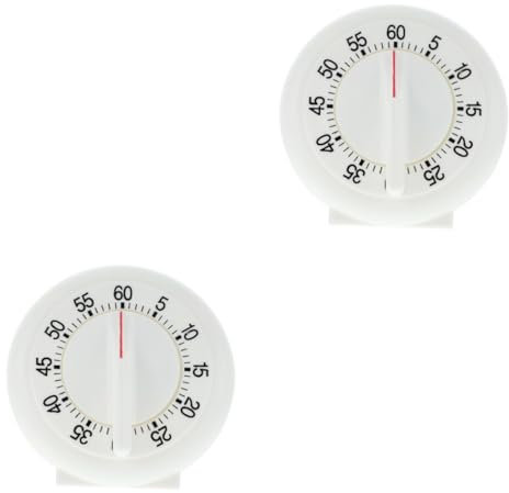 ABOOFAN 2 Timer Da Cucina Manuali Per Cuocere Al Vapore Timer Da Cucina Con Allarme Timer Meccanico Per Alimenti Portatile Compatto Per Ragazzi E Ragazze Adulti