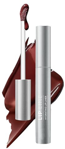 HAMKU Rosa Lipliner Wasserfest, Drehbarer Langanhaltender Lippenkonturenstift mit Mattes Finish, Hochpigmentiert und Geschmeidig Hochpigmentierter Lipgloss für Frauen
