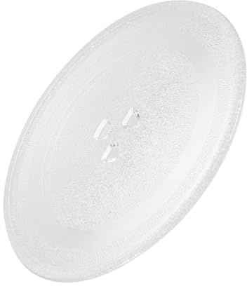 Mikrowellen Glasdrehteller 24,5cm für Backofen, Robust und Sicher | Glas, Passend für Mikrowellenofen, Stabiler Einsatz, für Backen und Ersatzteilbedarf, 24,5cm