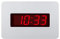 Timegyro LED Digital Wall Clock Battery Operated, No Plug in, Visible at Night, Wall-mount or Table-top, Brightness Adjustable,12/24Hr