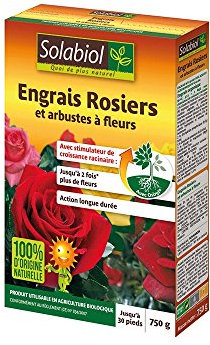 SBM Life Science Solabiol Fertilizantes para Rosas y arbustos con Flores | 750g | Nutrición Duradera | Fertilización Suave y Regular SOROSY750