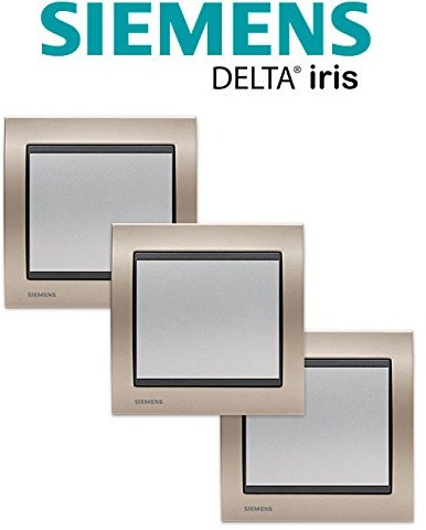 LOT 3 Va et Vient Silver Delta Iris + Plaque Métal Champagne