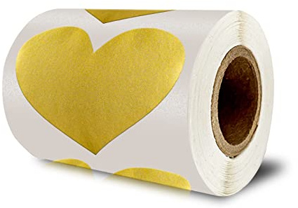 Rubbellos Herzen 100 Rubbellose Scratch Sticker Rubbeln Etiketten Rund Rubbellos Aufkleber Gold Silber Rosegold für Rubbelkarte Überraschung Valentinstag Hochzeit, 8X7cm