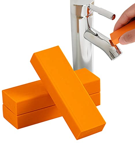 CRGANGZY Stainless Steel Magic Eraser,Decontamination Artifact Eraser Sponge,Limescale Eraser,Rubber Rust Eraser Multipurpose Home Cleaning Tools Wet And Dry Dual Use Reusable