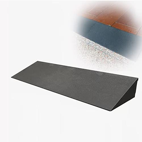 FREAZE Rutschfester Türschwellenrampe 5 cm Hoch, Indoor Und Outdoor Rampe Für Rollstuhl, Gummikeil Gummirampe Für Türschwelle, Kehrroboter, Spielzeugautos (Size : 50 * 6 * 1cm)