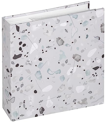 walther design ME-298-3 Álbum de fotos Terrazzo, 200 fotos 10x15 cm, gris