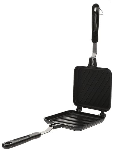 IMIKEYA Sandwichmaker Mit Abnehmbaren Platten Für Sandwiches Und Mehr Einfache Bedienung Und Glatte Oberfläche Für Einfache Reinigung