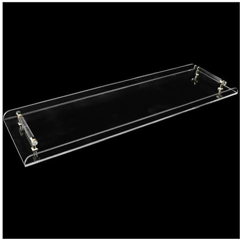 Genérico Estante para vinos, Estante de Almacenamiento para bañera, Bandeja Transparente para bañera, Estante de Almacenamiento Multifuncional para baño, Bandeja de Almacenamiento para bañera Divisor