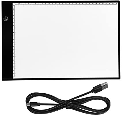 A4-Leuchtpad, LED-Tracing-Board-Leuchtkasten, Schablonenzeichnung, Dünner Pad-Tisch, Wiederaufladbare Leuchttafel, Leuchttisch, Leuchtkasten für Tattoo-Künstler