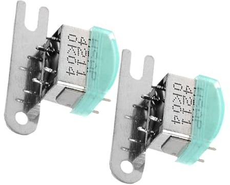 Tofficu Tête Magnétique Stéréo D'enregistreur à Cassette Métallique pour Magnétophone, Accessoire Audio Solide, Compatible Multi-modèles, Usage Professionnel et Débutant, Métal Robuste,