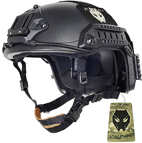 ATAIRSOFT Airsoft Maritim Helm für Paintball Sport Einstellbar Militär Helm Outdoor Taktische Ausrüstung Protective Fast Helm Top Helm für Tactical Kampf Armee Jagd