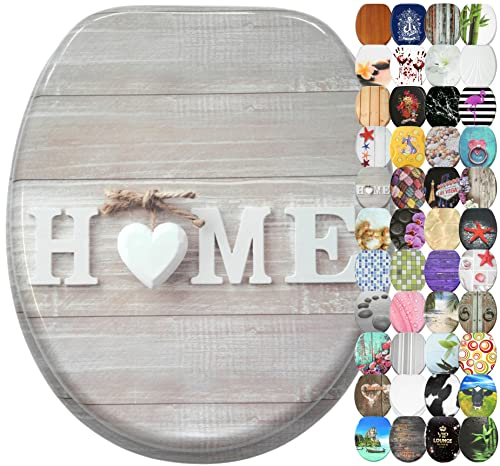 Abattant WC frein de chute soft close - Grande sélection - Finition de haute qualité - Fixation facile (Home)