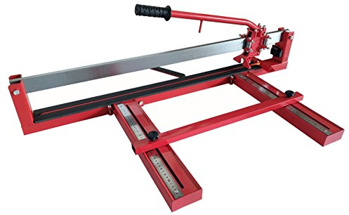 KATSU 800mm Tagliapiastrelle Manuale Professionale con Guida di Scorrimento Singola e Guida Laser, Telaio in Acciaio, per Taglio Precisione di Piastrelle in Gres Ceramica 347733