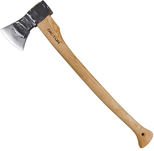 DICTUM® Fällaxt mit Lederscheide