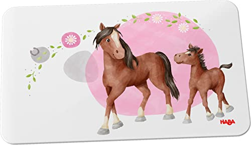 HABA 305703 - Tabla de cortar para niños, diseño de caballos, multicolor