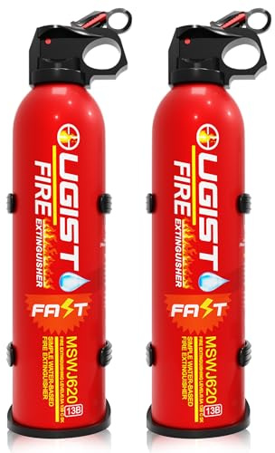Fire Extinguisher Spray for Vehicle & Home 620ml 2 Count, Car Fire Extinquishers, Prevent Re-lgnition, Best Suitable for Kitchen,The House Car Truck Boat Water-Based Mini Fire Extinguishers