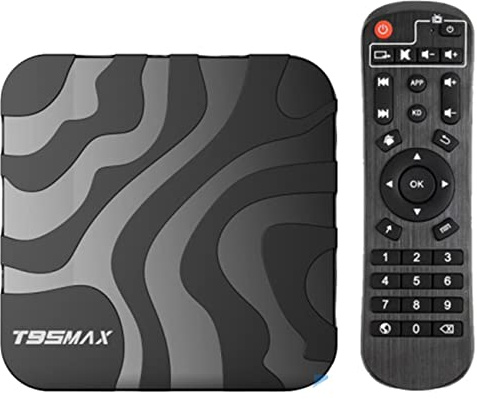 Android TV Box, T95MAX Android 12.0 Tv Box H618 Quad Core 4GB RAM 32GB ROM Smart Media Player with Digital Display HD 6K/4K Ethernet WiFi 2.4Ghz Set Top Box,1GB+8GB