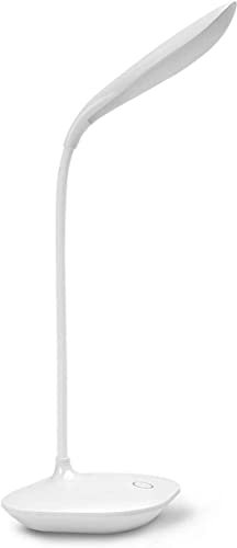 True Face Desk Lamp USB Portable Reading Light Table Lamp Eye Care 3 Light Modes Office Gooseneck Lamp Touch Control Used for Study Drawing Work
