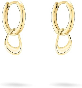 LIEBESKIND BERLIN Damenschmuck – Kette, Armband und Ohrringe mit angesagten organischen Formen aus Edelstahl in verschiedenen Farben - toll kombinierbar