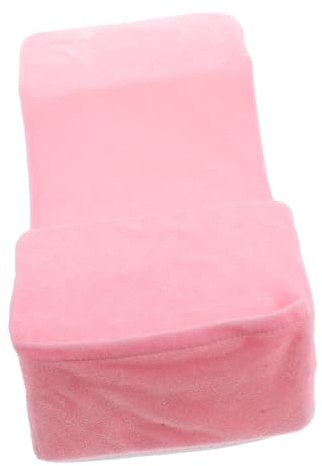 Memory Schaum Wimpernverlängerungskissen Rosa U-förmiges | Kosmetikstudio und Beauty Anwendungen, mit Stoffbezug, Stabile Unterstützung