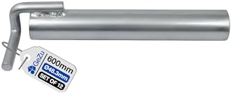GeZu Impex Tubo de Anclaje para Andamio 600 mm Juego of 12 | Galvanizado por Inmersión en Caliente Sistema de Anclaje de Soporte de Tubo para Construcción de Pared de Andamio