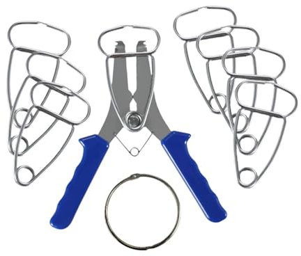 Milageto Filgins à mitre à mitre avec 8 Pinces à Ressort Outil de Serrage de Garniture kit Lourd