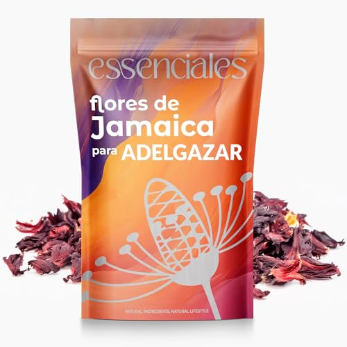 Hibisco Flor de Jamaica para Adelgazar BIO | Bebida Detox te ayuda a perder peso, reducir hinchazón y depurar el organismo | 100% Natural, digestivo y antioxidante