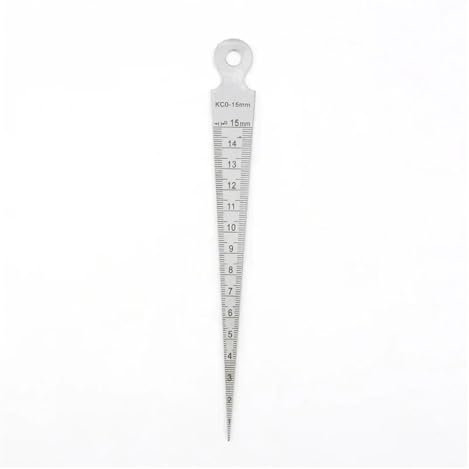 ZKLGS Spessimetro Calibro a Cuneo Calibro Conico Calibri Conici for misurazione Misuratore di Spessore valvola Sonde di misurazione for misuratore di Spessore di Fessure Strumento(1-15mm)