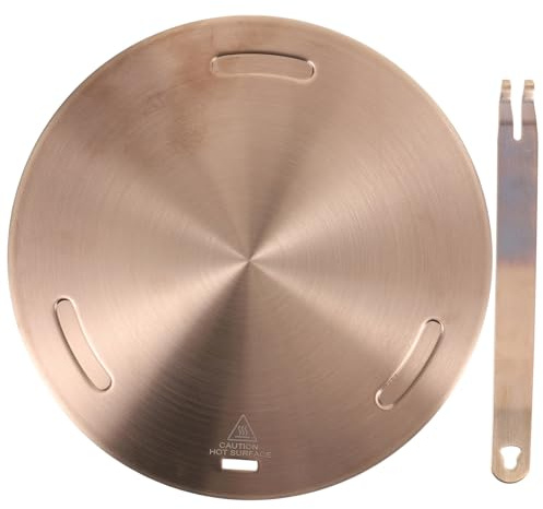 LIGIGWASH Diffusore Lega Piano in per di Alluminio a Inox Acciaio e di Calore Distribuzione Uniforme del Sicura Induzione e Fornello a Gas per Cucina