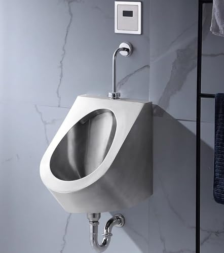 WDWDW Orinatoio da Bagno per Uomo a Parete, Acciaio Inossidabile 304, orinatoi da Bar, WC con sensore Automatico, Uso Commerciale e pubblico