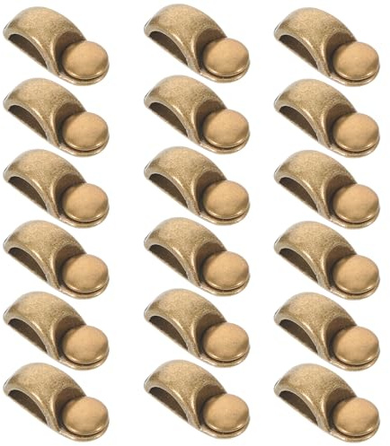 Mipcase 50pcs Hiking Boot Buckle Shoelace Hooks Alloy Rivets for Repair Lace Hook Replacement Rivets Shoe Accessories