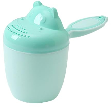 Vaso de enjuague para baño, 4,13 pulgadas para lavar el cabello de los niños, cubo vertedor cartón para champú, bañera, lavado de cabello